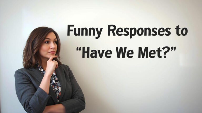 funny responses to have we met