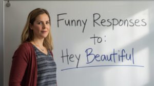 funny responses to hey beautiful
