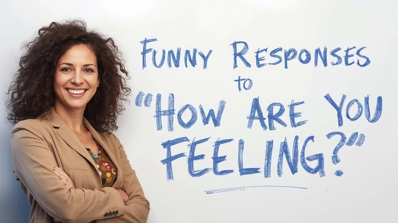 funny responses to how are you feeling