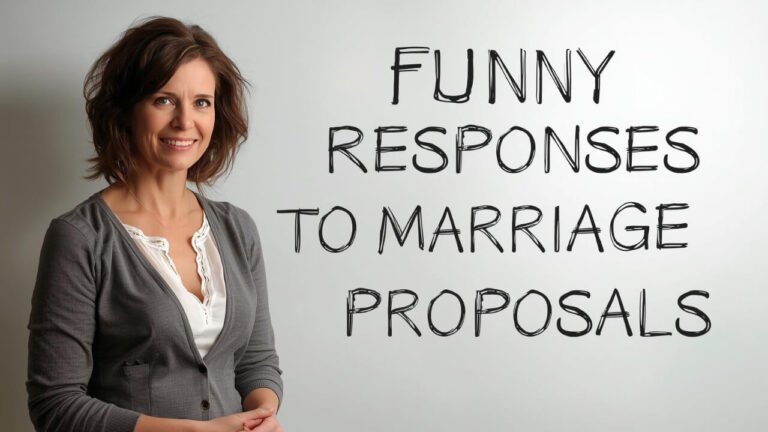 funny responses to marriage proposals