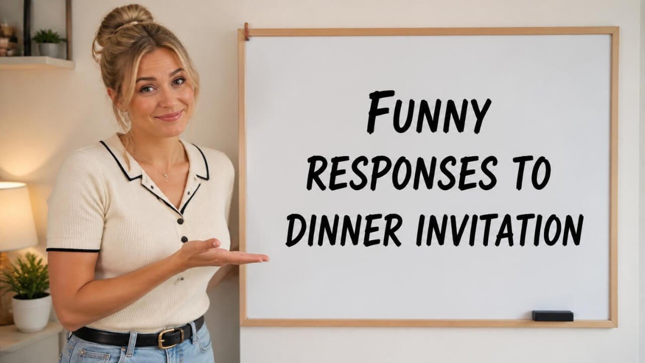Funny Responses to Dinner Invitation
