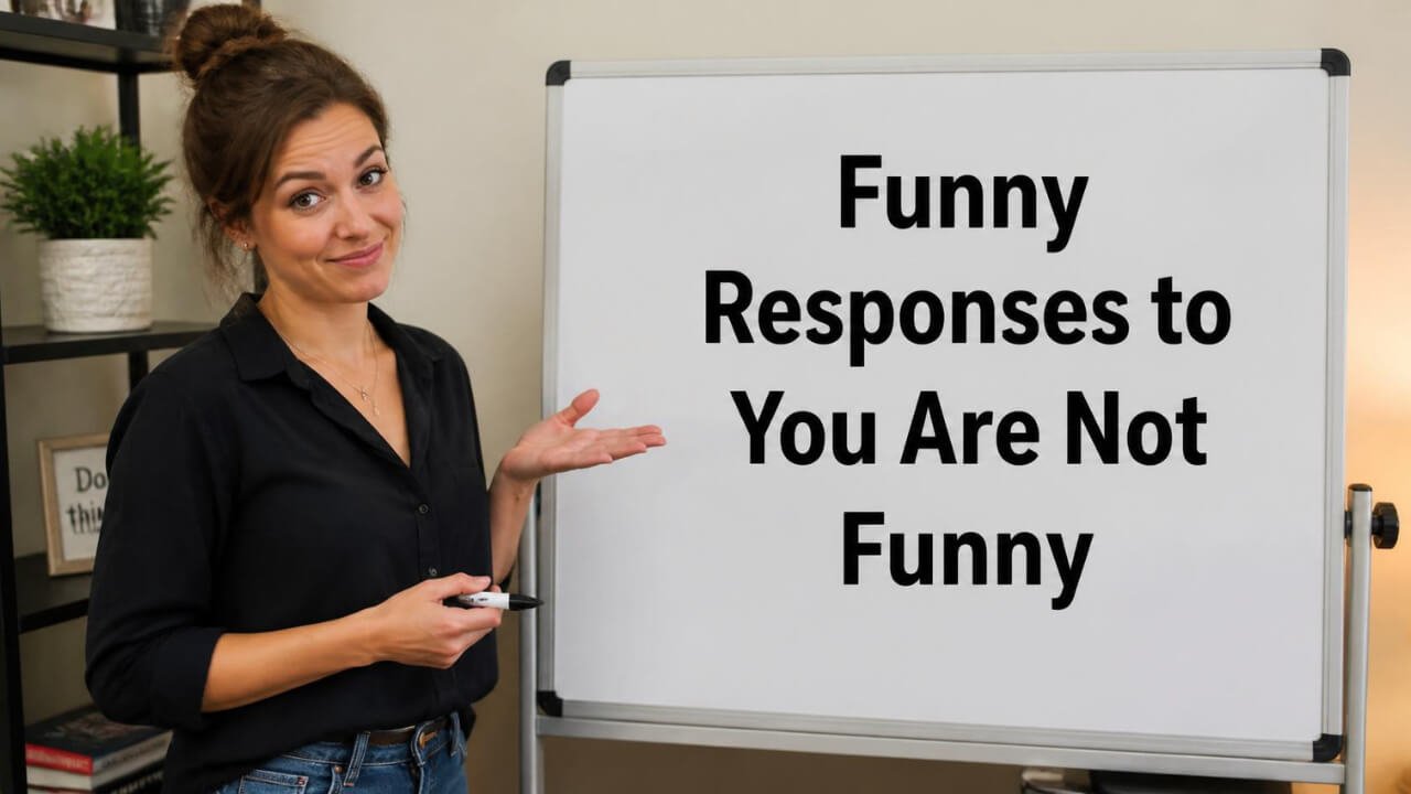 funny responses to you are not funny